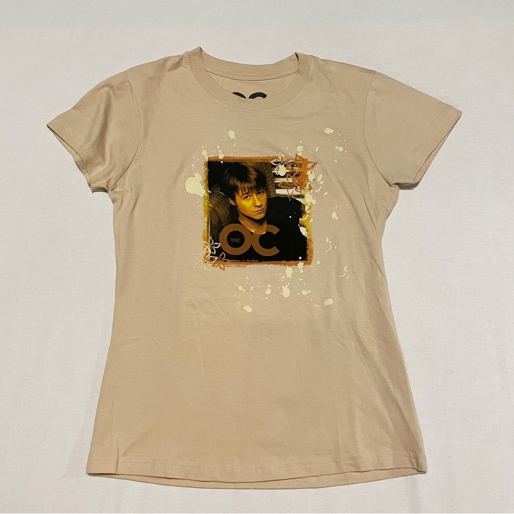 Vintage The OC Ryan Atwood Graphic Tee Y2K 2000s TV Promo Shirt Tan Medium